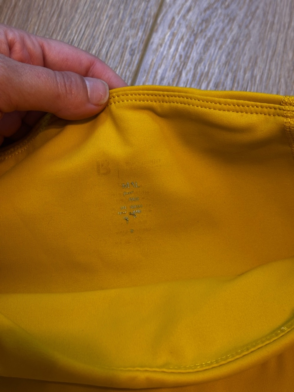 Buffbunny Collection Yellow High-Rise Leggings Size Small - Picture 3 of 5